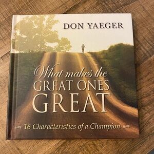 Book ‘What makes the Great Ones Great’ by Don Yaeger. NEW www.Simpletruths.com